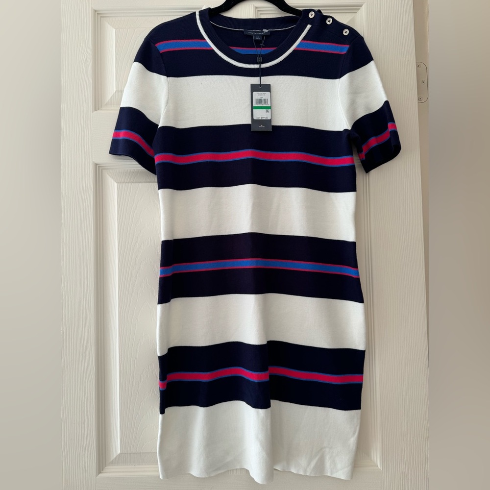 White, black, pink, blue dress size large!!!